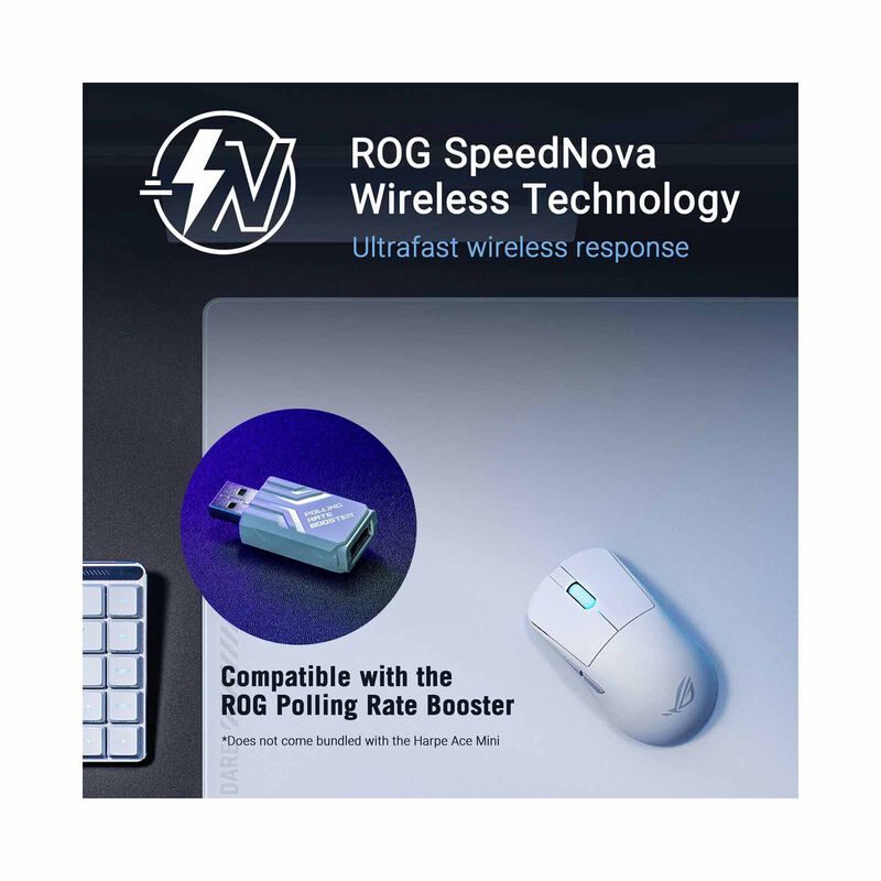 ASUS Asus Rog Harpe Ace Mini Gaming Mouse Wht ROG HARPE ACE MINI WHITE-image 15
