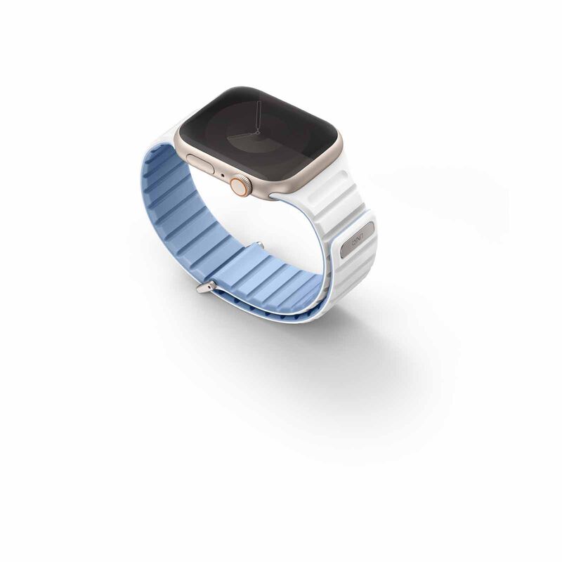 UNIQ Revix Evo Reversible Magnetic Apple Watch Strap 41/40/38mm - Powder Blue (powder Blue/white) UNIQ-41MM-REVEPBLUWHT-image 2