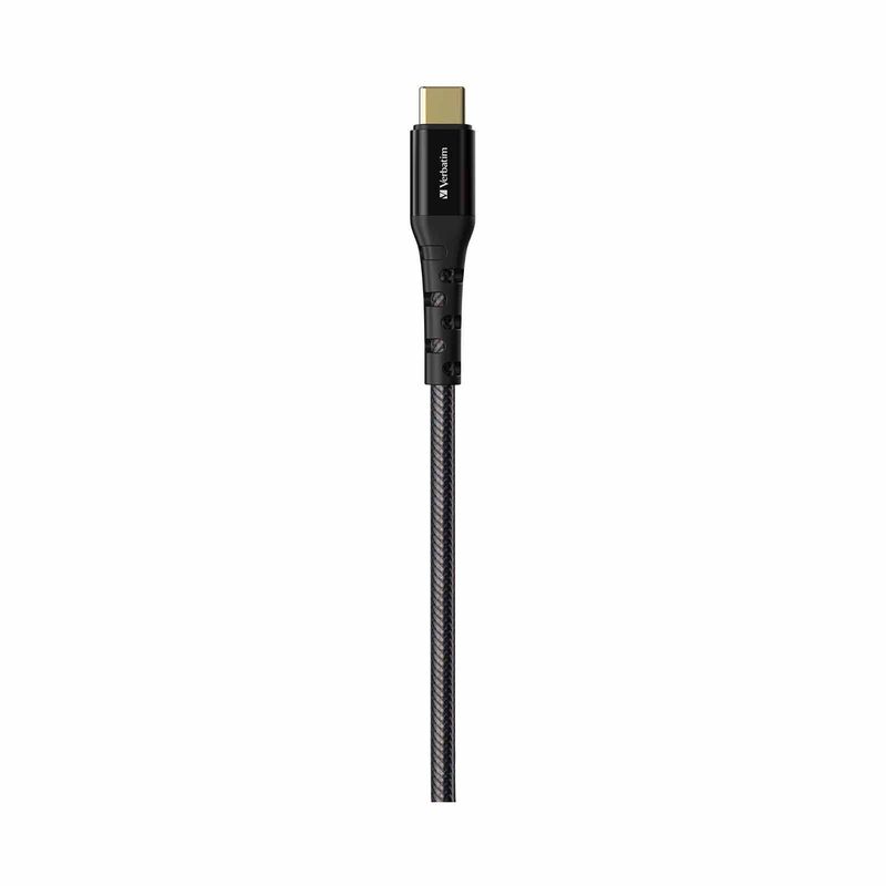 VERBATIM 120cm Touch Max Pd 3.1 240w Usb 2.0 C To C Kelvar Cable VM66820-image 2