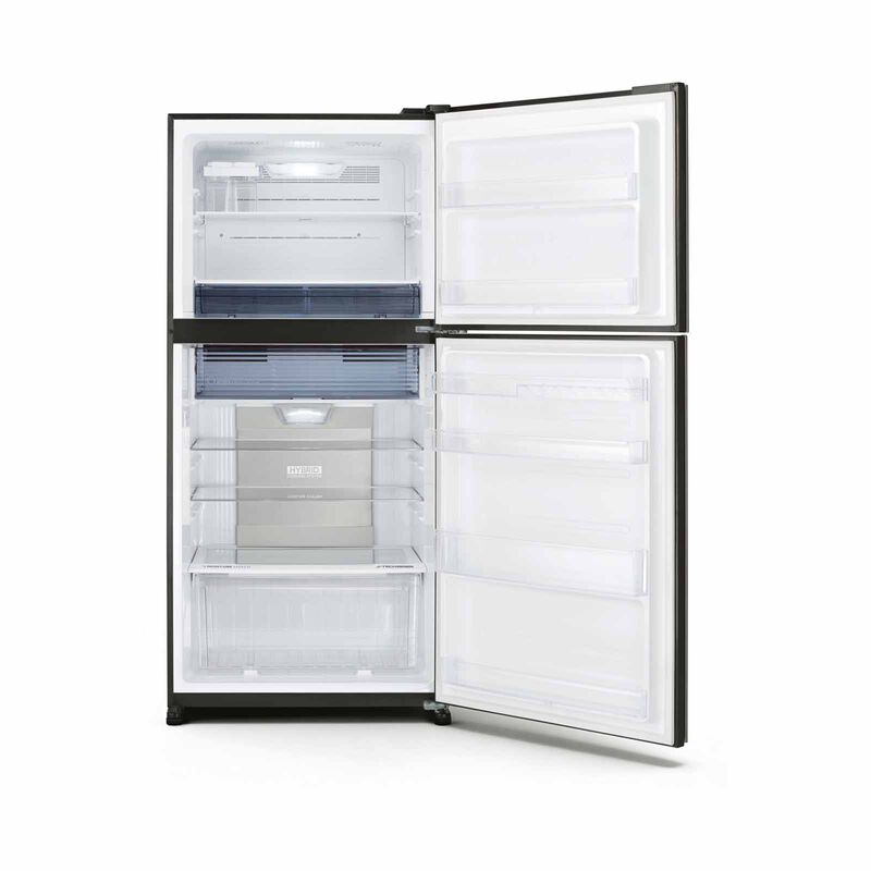 SHARP 2 Door Top Mount Fridge - Matte Brown (563l) SJ-PG55A-BR-image 4