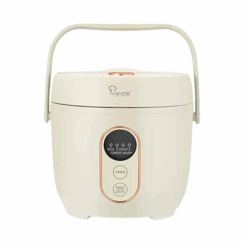 LA GOURMET Rice Cooker (0.8l) - Cream LGELRC419590-image 1