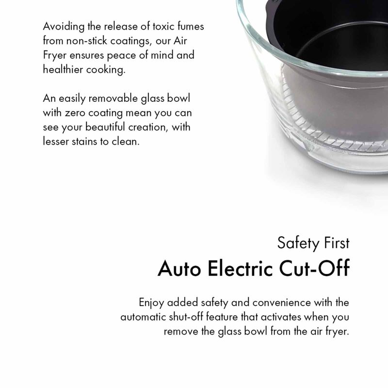LA GOURMET 4.0l Crystalline Air Fryer, Onxy Black LGELAF410740-image 6