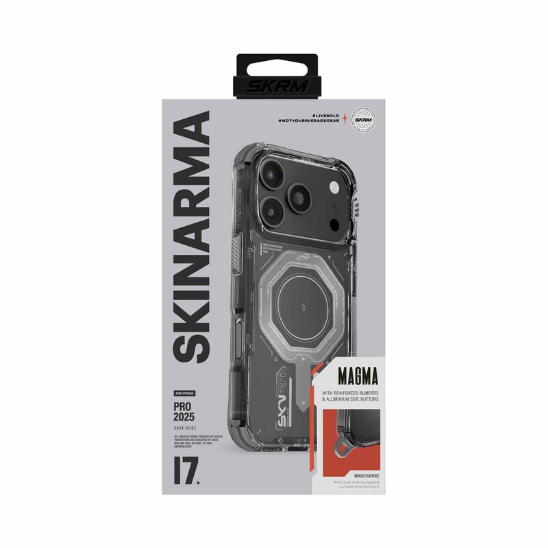 SKINARMA Iphone 17 Pro (2025) 6.3" Magma (mag-charge) SK-2025IPP6.3-MGMA-GRA-image 1
