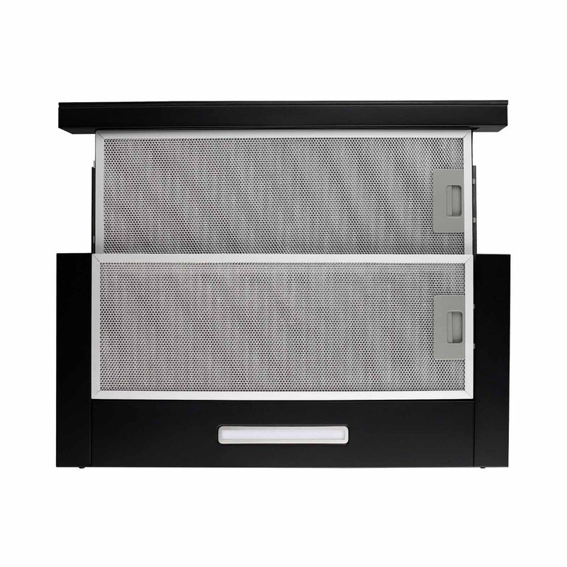 TURBO 60cm Telescopic Hood - Black (exclude Installation) TAL500-60BK-image 2
