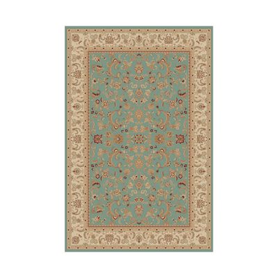 HERITAGE 100% Polypropylene Heatset Fine 1600 Dtex, 160x230cm SAMARKAND (BLUE CREAM)