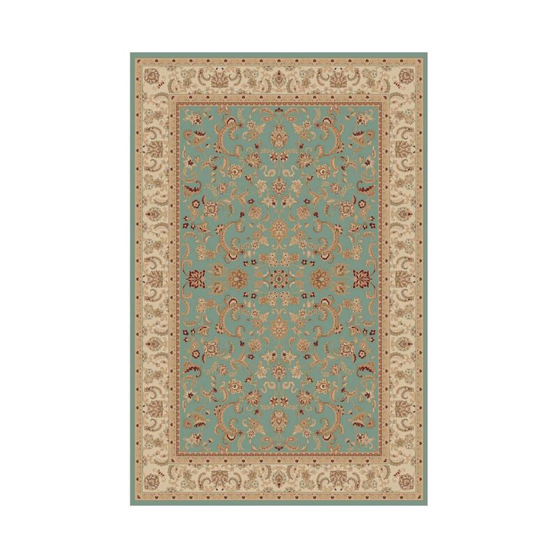 HERITAGE 100% Polypropylene Heatset Fine 1600 Dtex, 160x230cm SAMARKAND (BLUE CREAM)-image null