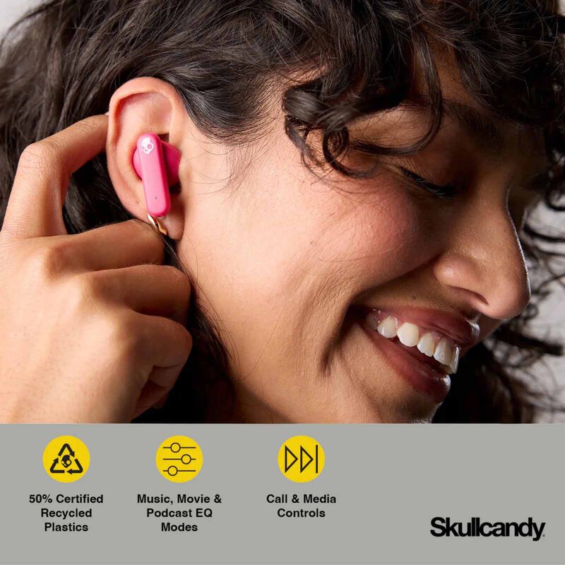 SKULLCANDY Smokin Buds True Wireless In-ear - Pink SK-S2TAW-T968-image 2