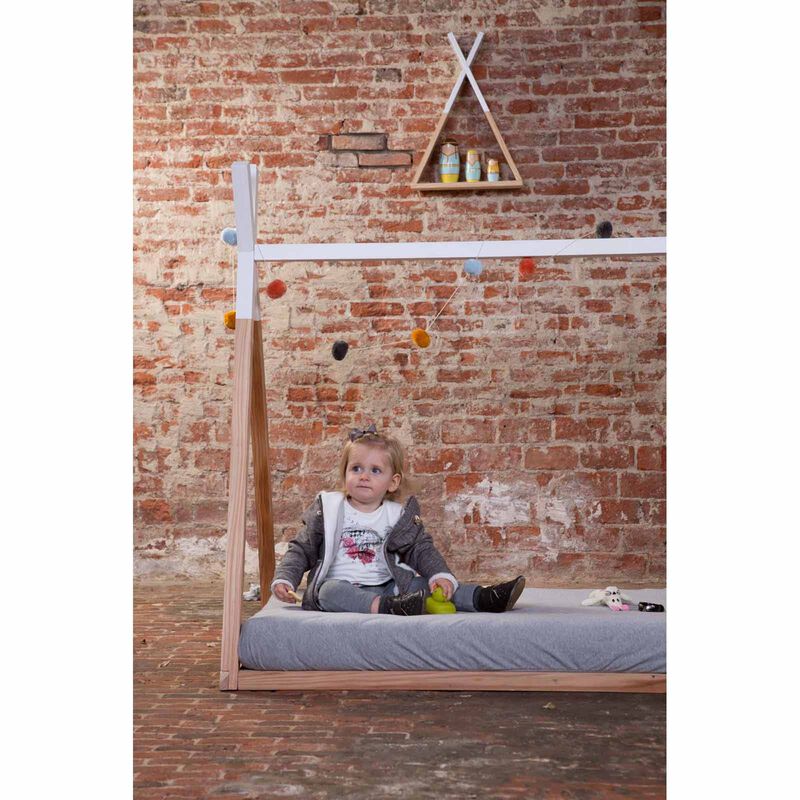 CHILDHOME Natural White - 70x140cm (online) TIPI BED-image 5