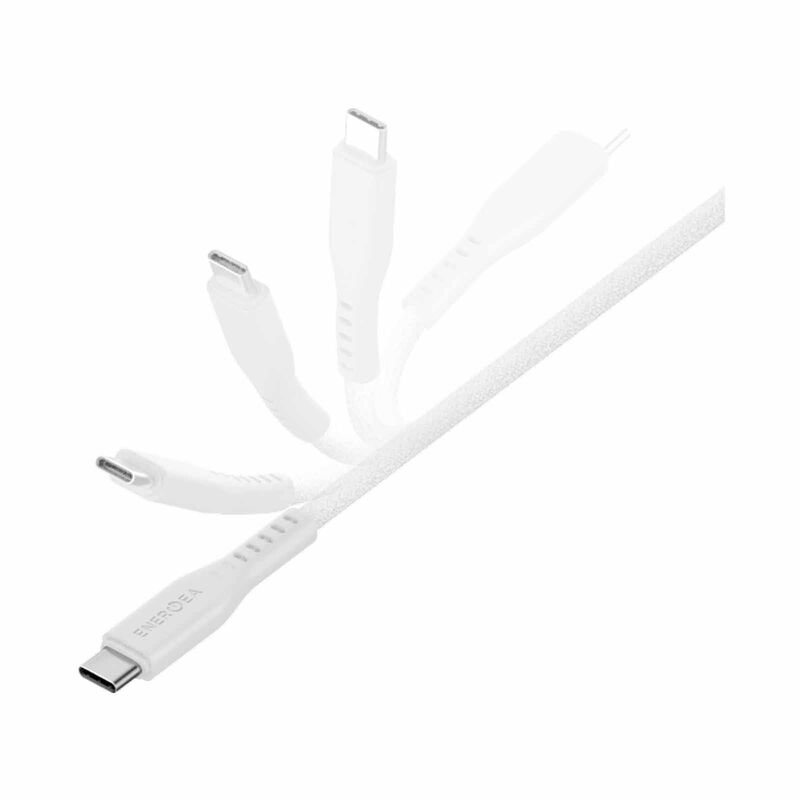 ENERGEA Flow C-c Cable 480mbps, 240w With Mct 1.5m -white CBL-FLCC-WHT150M-image 3