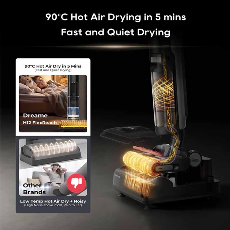 DREAME Wet & Dry Handstick Vacuum Cleaner H12 FLEXREACH-image 4