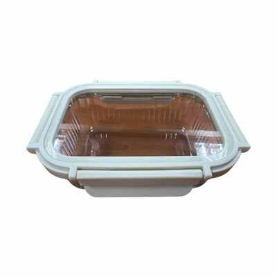 ELEMENTAL High Borosilicate Glass Food Container With Tempered Glass Cover (370ml) 25S370