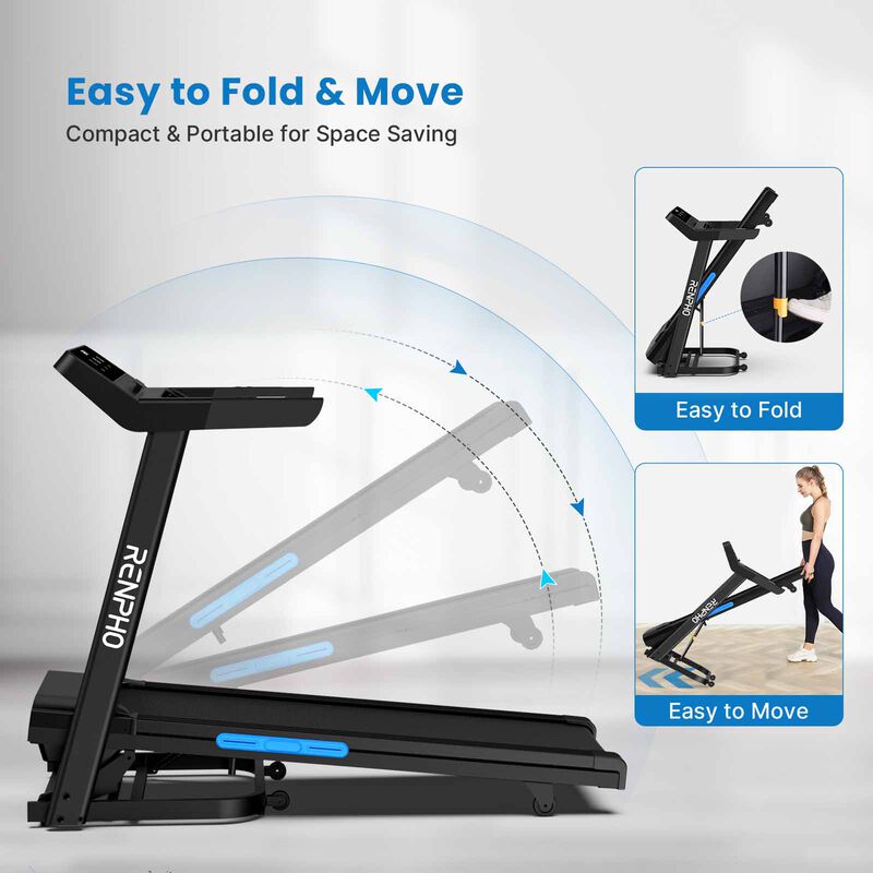 RENPHO Smart Treadmill - Grey R-Q004-BK-image 8