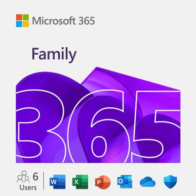 MICROSOFT M365 Family Subscription P10 - New Packaging 6GQ-01895