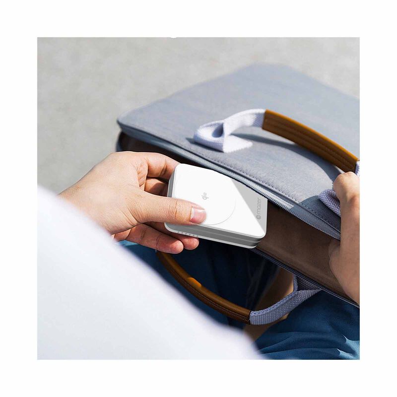 MAZER Qi2 Certified 32w Wireless Foldable 2in1+usb-c Pd12w Output Charger - White M-QI2-MAGFOLD02-WH-image 10