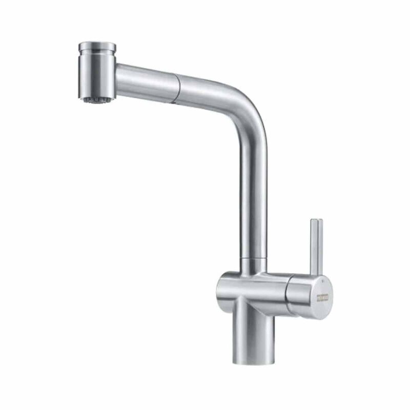 FRANKE Atlas Neo Stainless Steel Kitchen Sink Mixer W/ Pull Out Spray CT196S-image 1