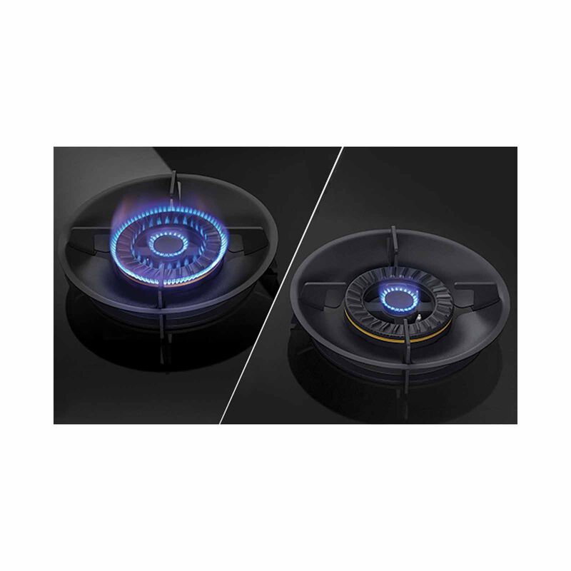 FUJIOH 88cm 3 Burners Gas Hob (tg) - Glass (exclude Installation) FH-GS6530 SVGL TG-image 5