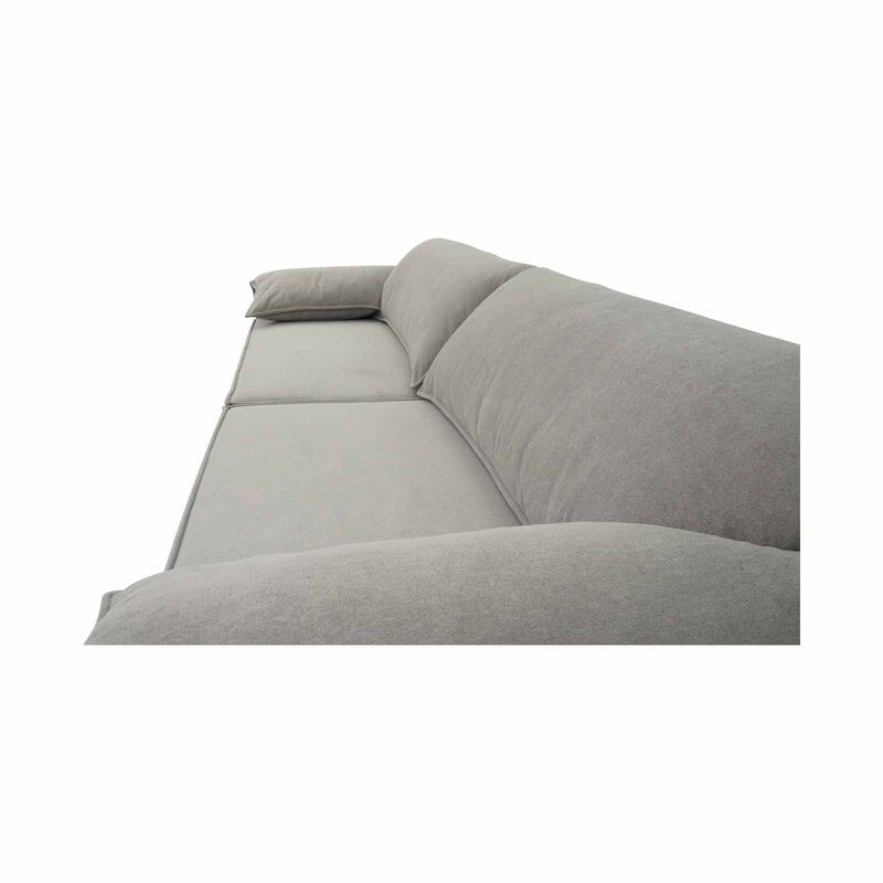 MUZE 3 Seater Sofa (fab) Pebble STEFANIA-image 3