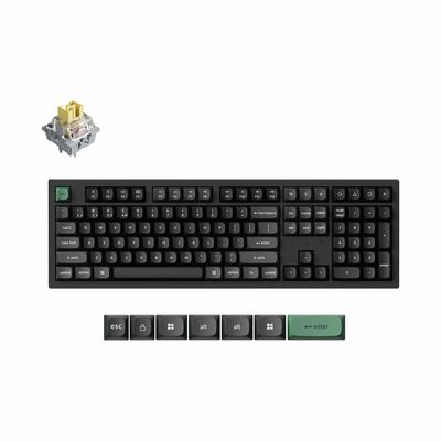KEYCHRON K10 Ultra 8k 100% 108 Keys Black Rgb Hot-swap Apex Banana Switch KYCN-K10U-H4