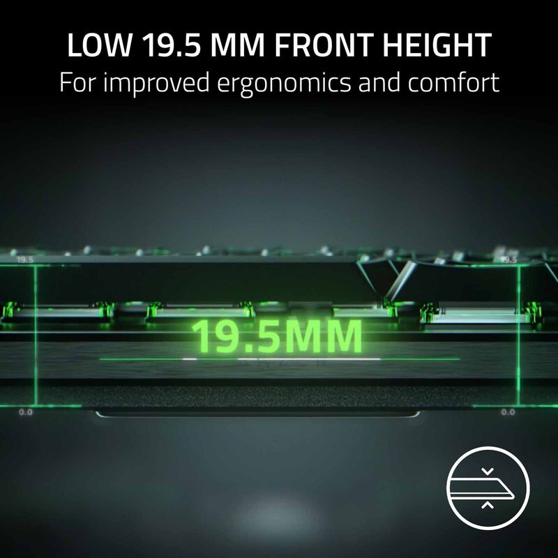 RAZER Huntsman V3 Pro Low-profile Tenkeyless 8khz - Analog Optical Esports Keyboard Frml RZ03-05850100-R3M1-image 5