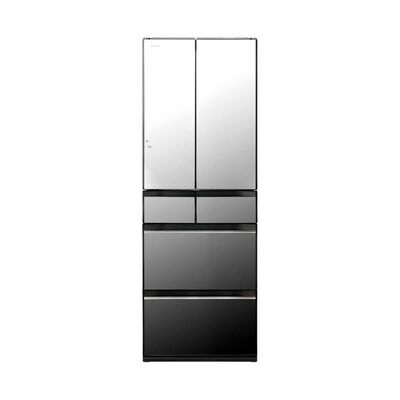 HITACHI Multi Door Fridge (485l) - Crystal Mirror R-HV490WSX
