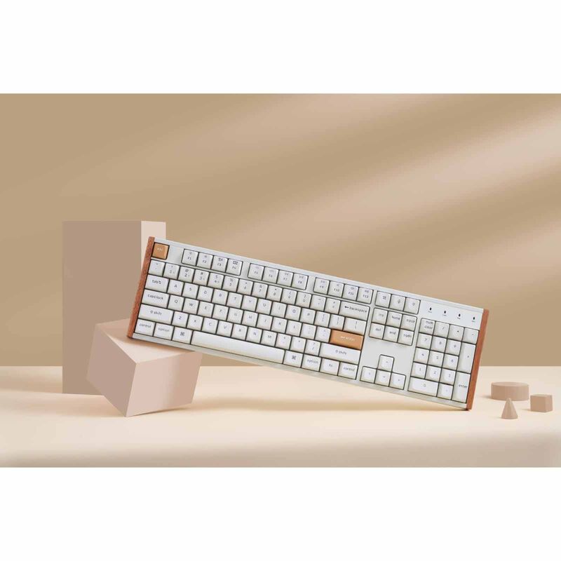 KEYCHRON K10 He Full Size 104 Key, White Full Assembled, Rgb, Hot-swap, Hall Effect Keyboard - Special Ed. KYCN-K10H-Q1-image 10
