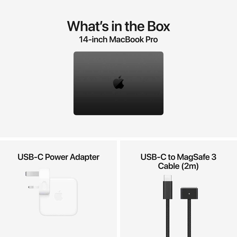 APPLE 14in Macbook Pro: Apple M6 Chip With 12-core Cpu ,12-core Gpu, 24gb, 1tb Ssd -space Black MHWU4ZP/A-image 9