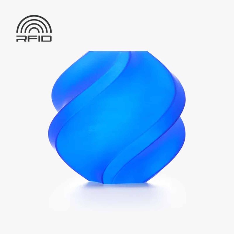 BAMBU LAB Filament Pla Translucent - Blue - With Reusable Spool BAM-A17-B1-1.75-1000-SPL-image null