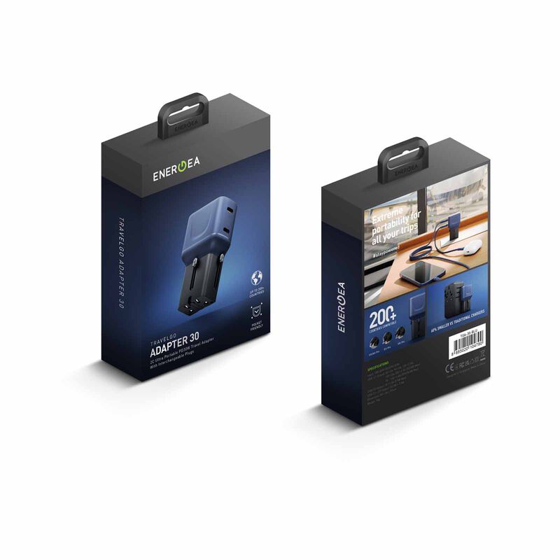 ENERGEA Travelgo Adapter 30, 2c 30w - Indigo Blue TGA-30-BLU-image 5