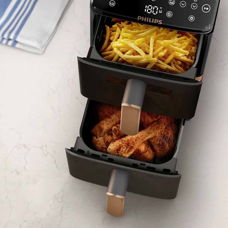 PHILIPS 4000 Series Dual Stack Air Fryer (10l) NA462/79-image 5