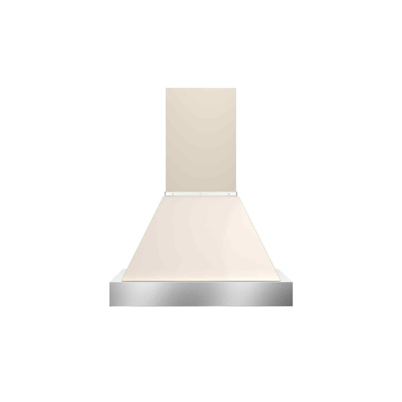 BERTAZZONI 90cm Wall Mount Hood With Duct Cover (ivory) K90HERTX+KC36HERTAV-image 1