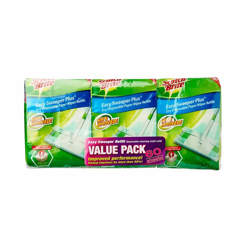 3M SCOTCHB Scotch-brite Easy Sweeper+ Dry Refill Sheets Value Pack Q600rd-ep (vp) Q600RD-EP (VP)-image 1