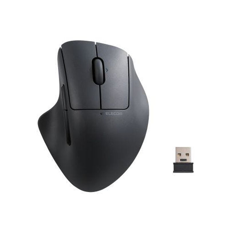 ELECOM Anti Bacterial 5 Button Tilt Wheel Wireless Silent Mouse Blk M-SH30DBSKBK-image 1