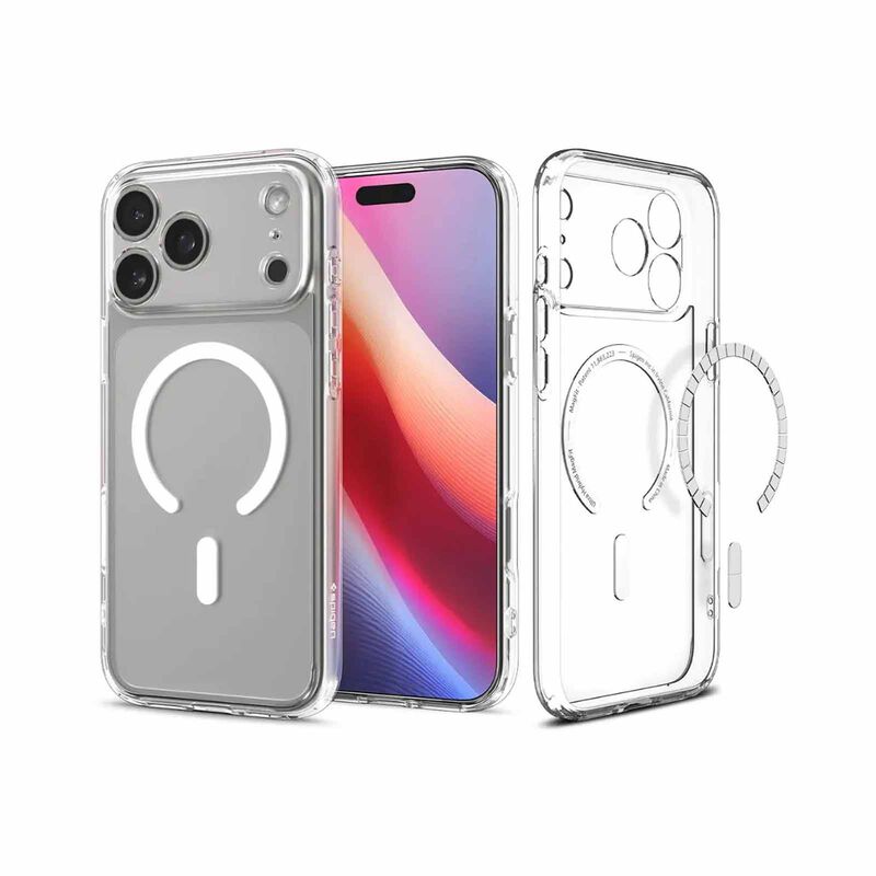 SPIGEN Iphone 17 Pro Max Ultra Hybrid Magfit Clear White ACS10282-image 1