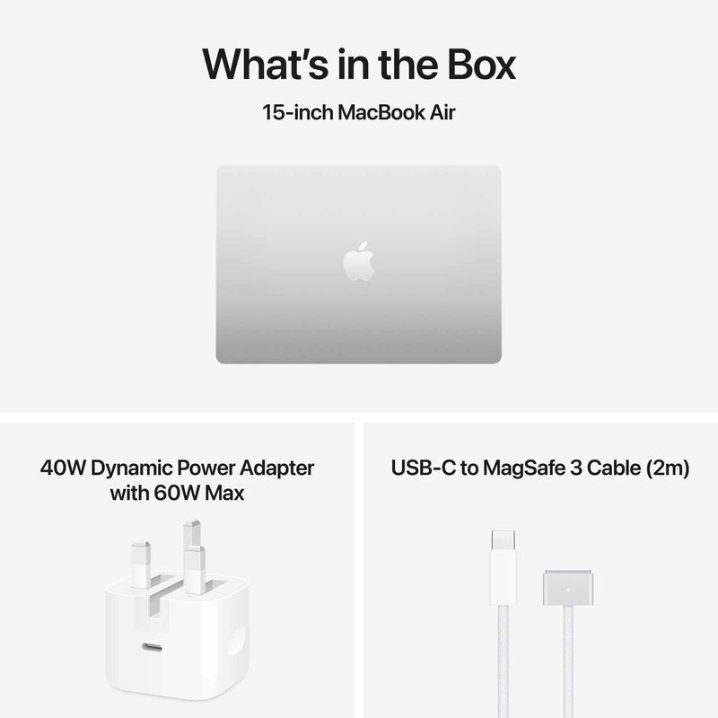 APPLE 15-inch Macbook Air: M5 Chip With 10-core Cpu And 10-core Gpu, 24gb, 1tb Ssd - Silver MDVC4ZP/A-image 4