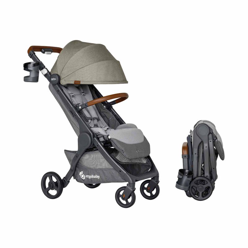 ERGOBABY Metro+ Deluxe Compact City Stroller - Empire State Green METROPDXEMPGRN-image 2