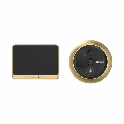 EZVIZ Dp2c (2mp) Wire-free Peephole Doorbell (gold) CS-DP2C-GD