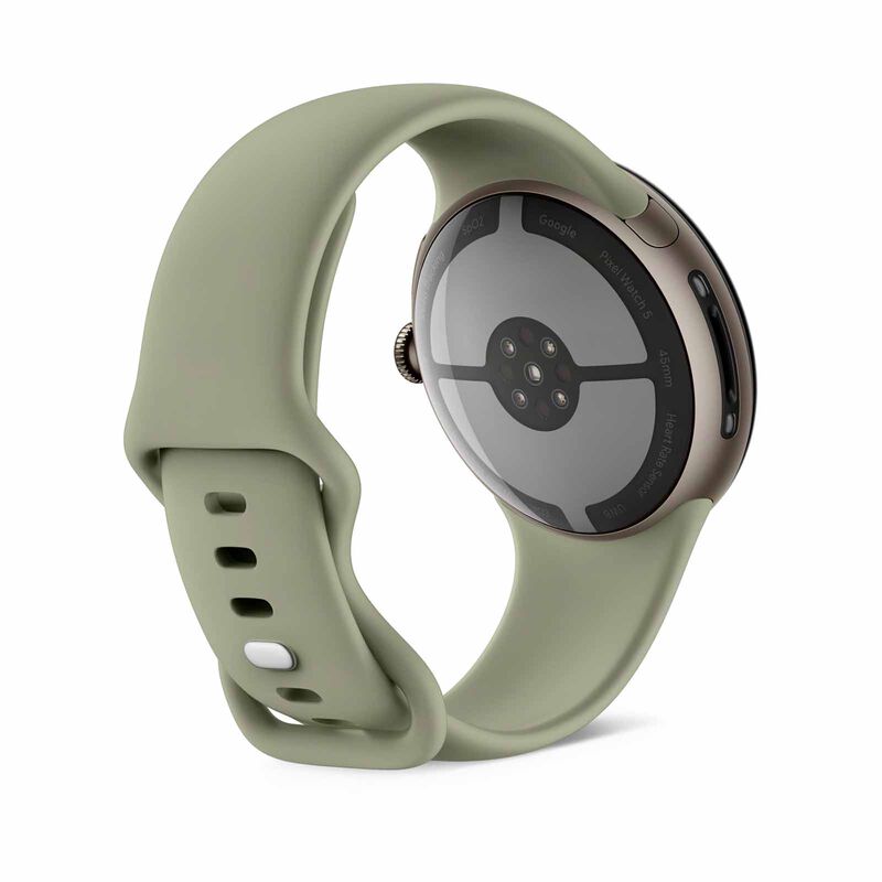 GOOGLE Pixel Watch 5 45mm Wifi Pyrite, Olive Band GA10896-US-image 4
