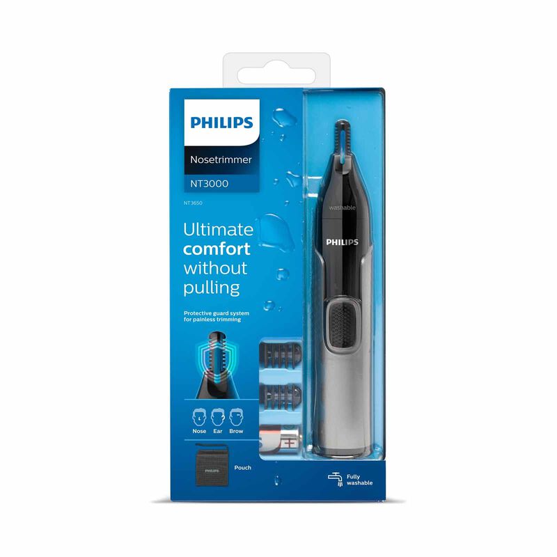 PHILIPS Series 3000 Nose, Ear & Eyebrow Trimmer NT3650/16-image 3