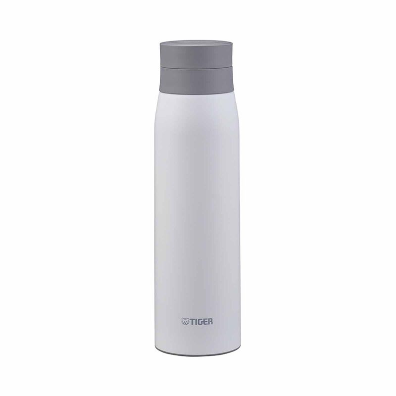 TIGER 0.6l Screw Lid Stainless Steel Bottle (air White) MCY-K060 (WA)-image 1