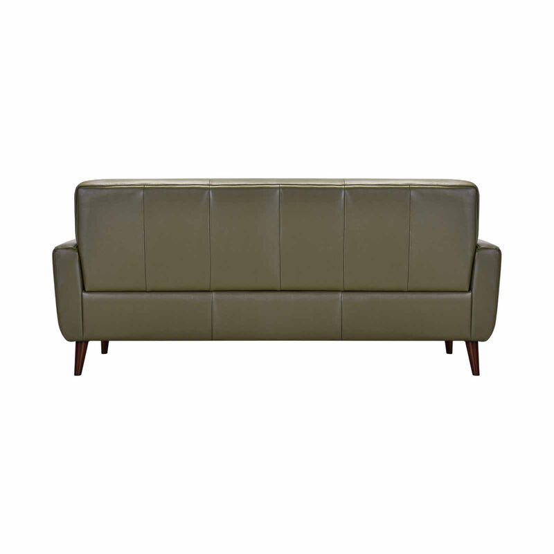 MUZE 3 Seater (fl) C15 Green Full Leather Sofa BLYTHE-image 9