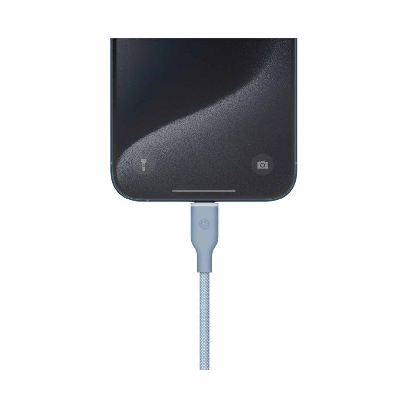 BAZIC Gocharge Weave C-c Cable 480mbps, 60w 1.5m - Blue CBL-GCWE-BLU150-image 4