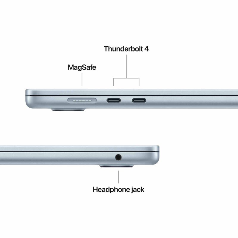 APPLE 15-inch Macbook Air: M5 Chip With 10-core Cpu And 10-core Gpu, 24gb, 1tb Ssd - Sky Blue MDVU4ZP/A-image 2