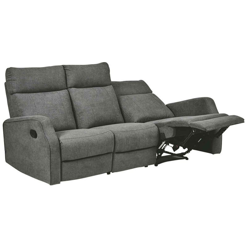 MIZU DESIG 3rr Seater Recliner (fab) Mto Fabric Sofa ELLA-image 2