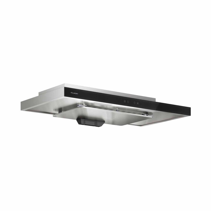 FUJIOH 90cm Slim Hood - Stainless Steel With Black Glass (exclude Installation) FR-MS2390R SS-F-image 2