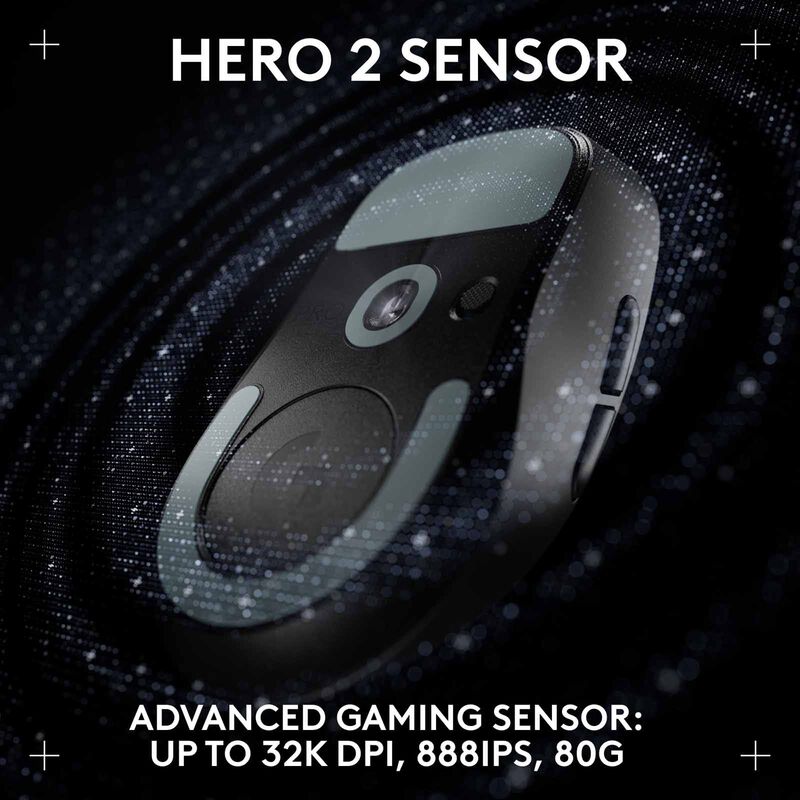 LOGITECH G Pro X Superlight 2 Dex Gaming Mouse (black) 910-007359-image 14