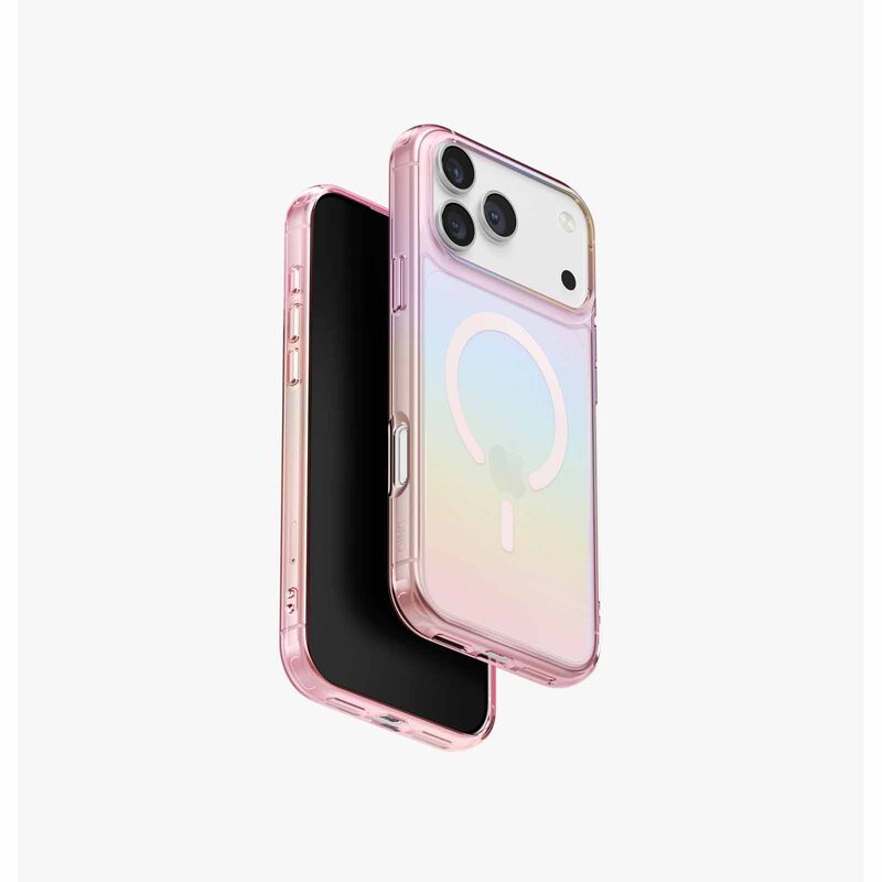 UNIQ Hybrid Iphone 17 Pro Max (2025) 6.9 Magclick Charging Iridescia - Pink Prism UNIQ-IP6.9P(2025)-IRDMPPRS-image 2