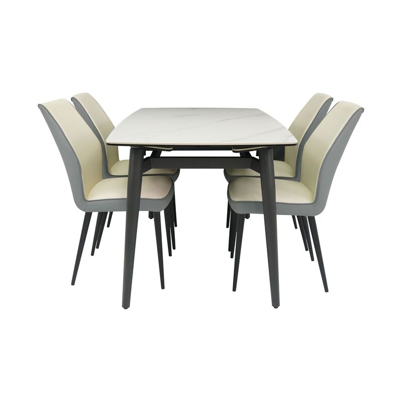 MUZE 5 Piece Extendable Dining Set ODIN + ITALO-image 13