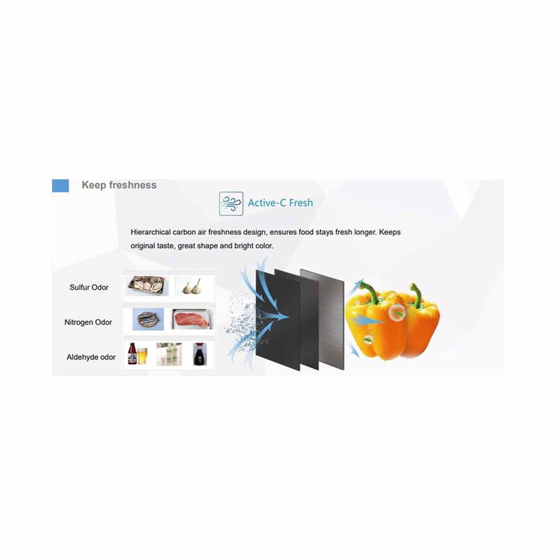 MIDEA 2 Door Fridge With Top Mount Freezer (338l) MDRT489FGX46SGN-image 3