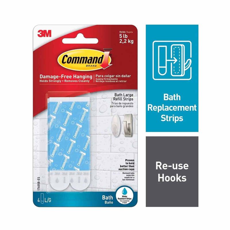3M COMMAND Water Resistant Refill Strips 17605B-ANZ-image 5