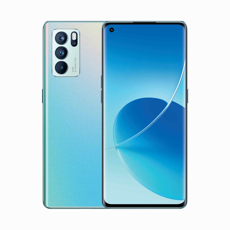 OPPO 6.55-inch Mobile Phone 3d Curved Reno 6 12+256 RENO 6 PRO AURORA-image 2